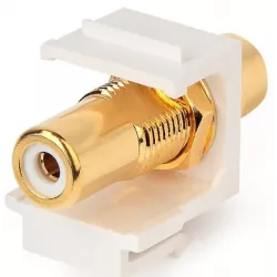 Купить вставка Hyperline KJ1-RCA/WH-HG-WH в Москве, смотреть цены  в интернет-магазине goldbyte.ru