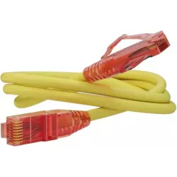 Купить кабель патч-корд U/UTP 5e кат. 1м Hyperline PC-LPM-UTP-RJ45-RJ45-C5e-1M-LSZH-YL в Москве, смотреть цены  в интернет-магаз