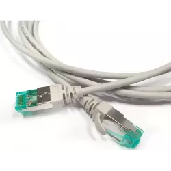 Купить кабель патч-корд S/FTP 6А кат. 1м Hyperline PC-LPT-SFTP-RJ45-RJ45-C6A-1M-LSZH-GY в Москве, смотреть цены  в интернет-мага