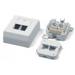 Купить розетка Hyperline SB-GTS2-8P8C-C6-WH в Москве, смотреть цены  в интернет-магазине goldbyte.ru