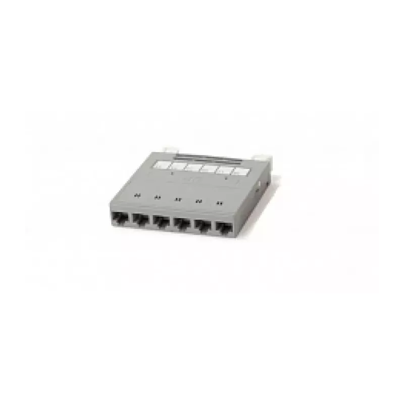 Купить кассета Hyperline PPTR-CSS-1-6xRJ45-C6-SH-STL в Москве, смотреть цены  в интернет-магазине goldbyte.ru
