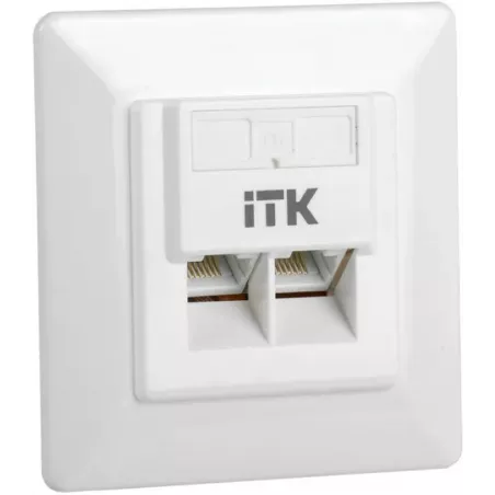 Купить розетка ITK CS2-1C06U-2-1 в Москве, смотреть цены  в интернет-магазине goldbyte.ru