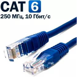 Купить кабель патч-корд U/UTP 6 кат. 0.25м Filum FL-U6-0.25M-BL в Москве, смотреть цены  в интернет-магазине goldbyte.ru