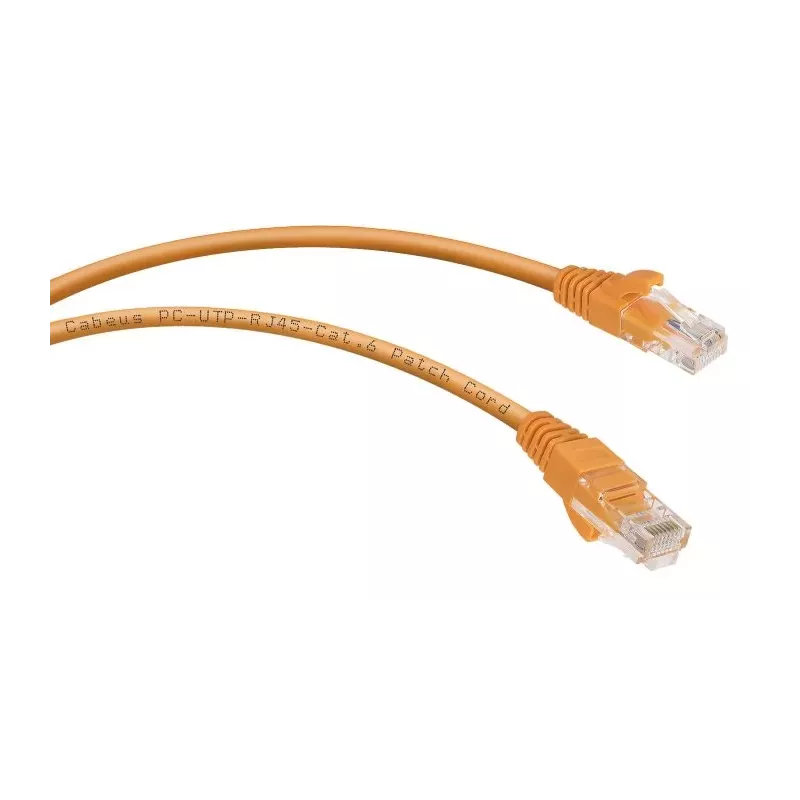 Купить кабель патч-корд U/UTP 6 кат. 1м Cabeus PC-UTP-RJ45-Cat.6-1m-OR в Москве, смотреть цены  в интернет-магазине goldbyte.ru