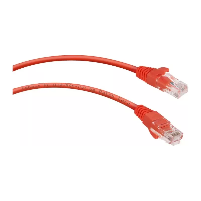 Купить кабель патч-корд U/UTP 5e кат. 0.5м Cabeus PC-UTP-RJ45-Cat.5e-0.5m-RD в Москве, смотреть цены  в интернет-магазине goldby