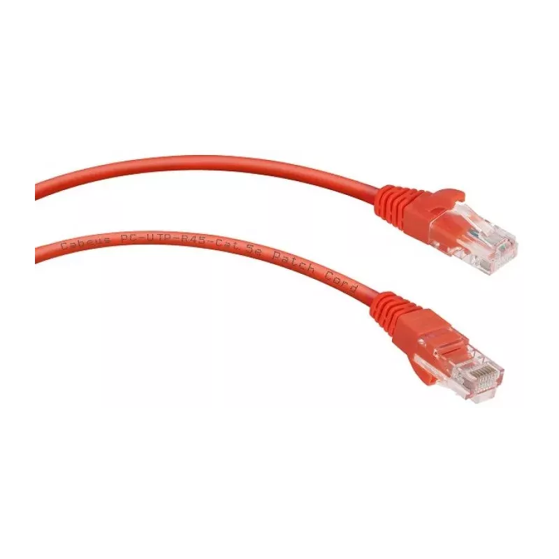 Купить кабель патч-корд U/UTP 5e кат. 0.3м Cabeus PC-UTP-RJ45-Cat.5e-0.3m-RD в Москве, смотреть цены  в интернет-магазине goldby