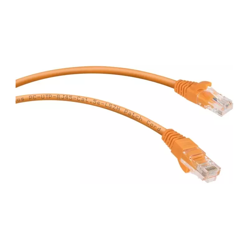 Купить кабель патч-корд U/UTP 5e кат. 0.15м Cabeus PC-UTP-RJ45-Cat.5e-0.15m-OR-LSZH в Москве, смотреть цены  в интернет-магазине