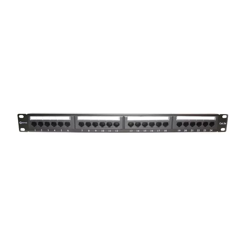Купить патч-панель 19", 24xRJ45, UTP, Кат. 5е 5bites PPU55-07 в Москве, смотреть цены  в интернет-магазине goldbyte.ru