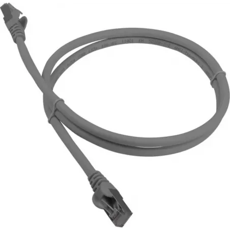 Купить кабель патч-корд S/FTP 8 кат. 1м Lanmaster LAN-PC45/S8-1.0-GY в Москве, смотреть цены  в интернет-магазине goldbyte.ru