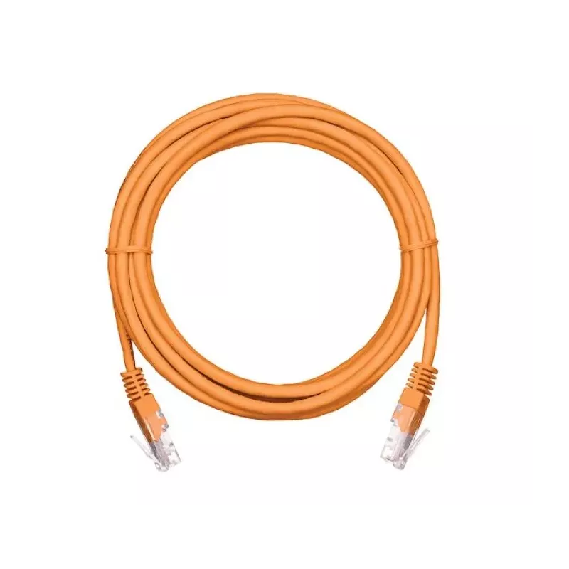 Купить кабель патч-корд U/UTP 5e кат. 3м Netlan EC-PC4UD55B-BC-PVC-030-OR-10 в Москве, смотреть цены  в интернет-магазине goldby
