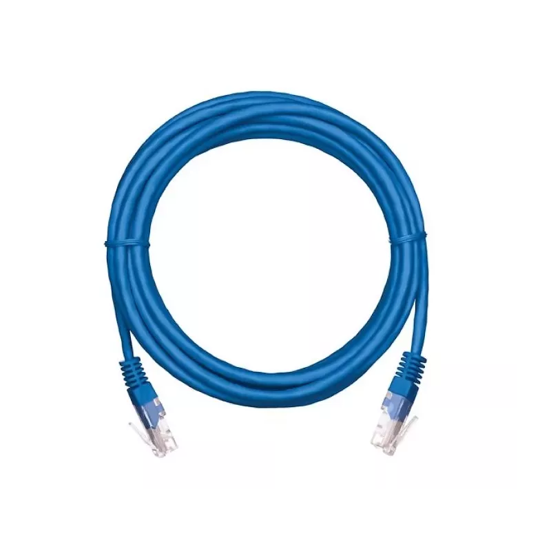 Купить кабель патч-корд U/UTP 5e кат. 2м Netlan EC-PC4UD55B-BC-PVC-020-BL-10 в Москве, смотреть цены  в интернет-магазине goldby
