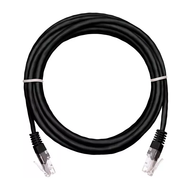 Купить кабель патч-корд U/UTP 5e кат. 0.5м Netlan EC-PC4UD55B-BC-PVC-005-BK-10 в Москве, смотреть цены  в интернет-магазине gold