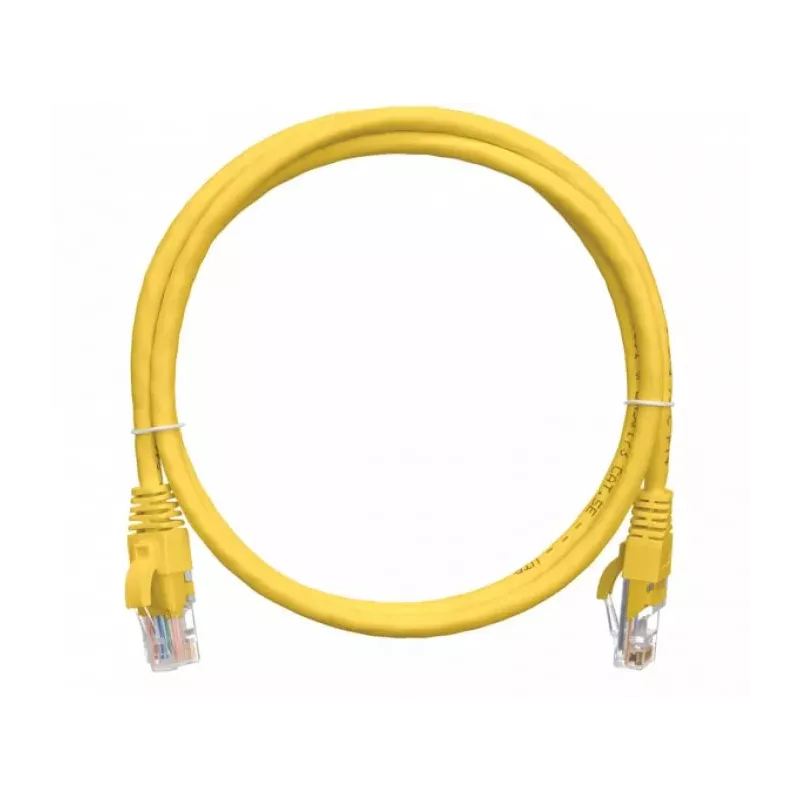 Купить кабель патч-корд U/UTP 5e кат. 5м NIKOMAX NMC-PC4UD55B-050-YL в Москве, смотреть цены  в интернет-магазине goldbyte.ru