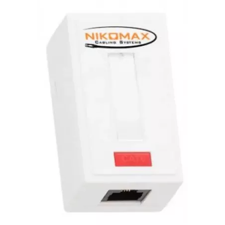 Купить компьютерная розетка настенная NIKOMAX NMC-WO1UE2-WT в Москве, смотреть цены  в интернет-магазине goldbyte.ru