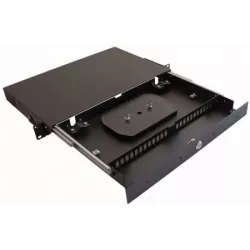 Купить кросс оптический стоечный 19" выдвижной 1U TELCORD КСв-24-1U 24-SC/MM-24-SC/UPC-MM50(OM3)-1-КУ-BK в Москве, смотреть