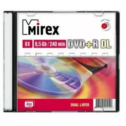Купить диск DVD+R Mirex UL130062A8S в Москве, смотреть цены Mirex 204190 в интернет-магазине goldbyte.ru