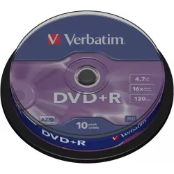 Купить диск DVD+R Verbatim 43498 в Москве, смотреть цены Verbatim 43498 в интернет-магазине goldbyte.ru