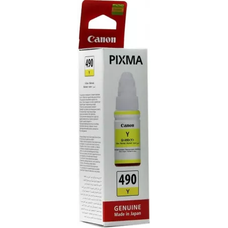 Купить чернила Canon GI-490 Y в Москве, смотреть цены 0666C001 в интернет-магазине goldbyte.ru