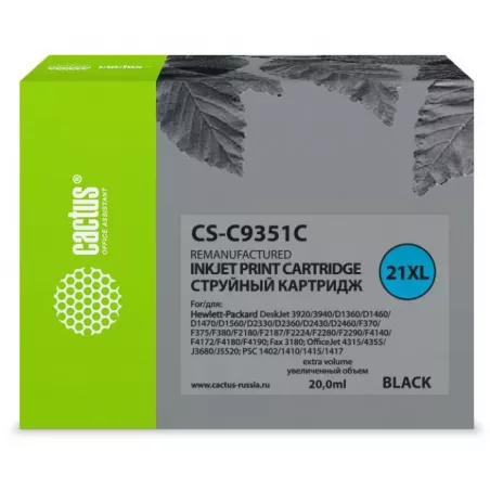 Купить картридж Cactus CS-C9351C в Москве, смотреть цены  в интернет-магазине goldbyte.ru