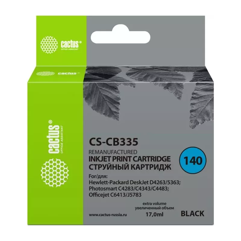 Купить картридж Cactus CS-CB335 в Москве, смотреть цены  в интернет-магазине goldbyte.ru