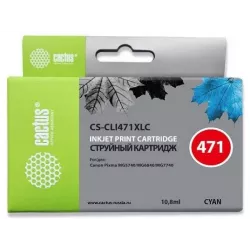 Купить картридж струйный Cactus CS-CLI471XLC в Москве, смотреть цены  в интернет-магазине goldbyte.ru