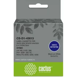 Купить картридж ленточный Cactus CS-D1-43613 в Москве, смотреть цены  в интернет-магазине goldbyte.ru