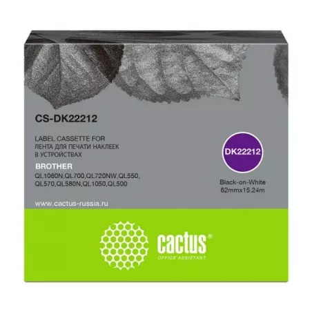 Купить картридж Cactus CS-DK22212 в Москве, смотреть цены  в интернет-магазине goldbyte.ru