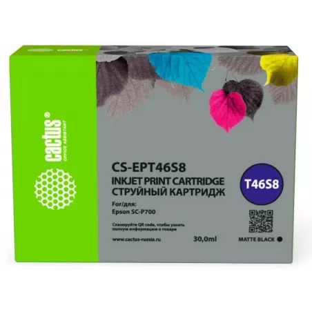 Купить картридж Cactus CS-EPT46S8 в Москве, смотреть цены  в интернет-магазине goldbyte.ru
