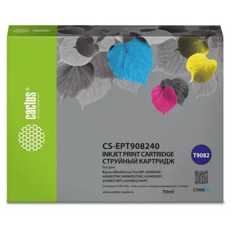 Купить картридж Cactus CS-EPT908240 в Москве, смотреть цены  в интернет-магазине goldbyte.ru