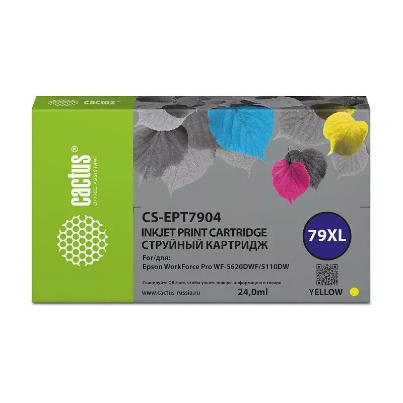 Купить картридж Cactus CS-EPT7904 в Москве, смотреть цены  в интернет-магазине goldbyte.ru