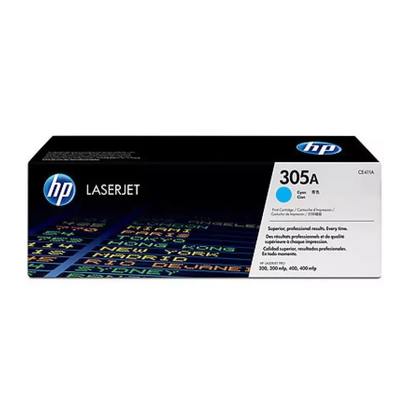 Купить картридж HP 305A в Москве, смотреть цены CE411A в интернет-магазине goldbyte.ru