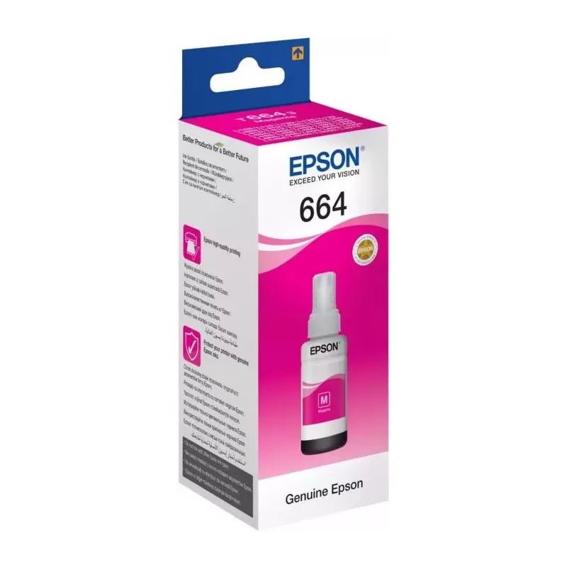 Купить контейнер с чернилами Epson C13T664398 в Москве, смотреть цены  в интернет-магазине goldbyte.ru