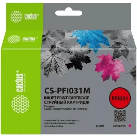 Купить картридж струйный Cactus PFI-031M в Москве, смотреть цены CS-PFI031M в интернет-магазине goldbyte.ru