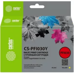 Купить картридж струйный Cactus PFI-030Y в Москве, смотреть цены CS-PFI030Y в интернет-магазине goldbyte.ru