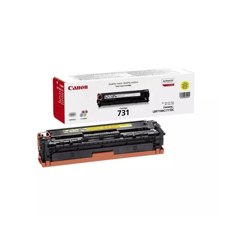 Купить тонер-картридж Canon 731Y желтый в Москве, смотреть цены 6269B002 в интернет-магазине goldbyte.ru
