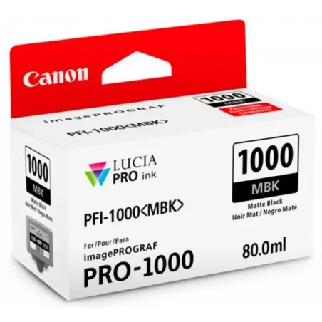 Купить картридж Canon PFI-1000 MBK в Москве, смотреть цены 0545C001 в интернет-магазине goldbyte.ru
