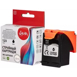 Купить картридж струйный Sakura F6V17AE (№123 Black) в Москве, смотреть цены SIF6V17AE в интернет-магазине goldbyte.ru
