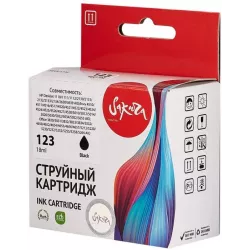 Купить картридж струйный Sakura F6V17AE (№123 Black) в Москве, смотреть цены SIF6V17AE в интернет-магазине goldbyte.ru