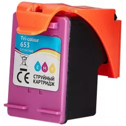 Купить картридж струйный Sakura 3YM74AE (№653 Tri-colour) в Москве, смотреть цены SI3YM74AE в интернет-магазине goldbyte.ru