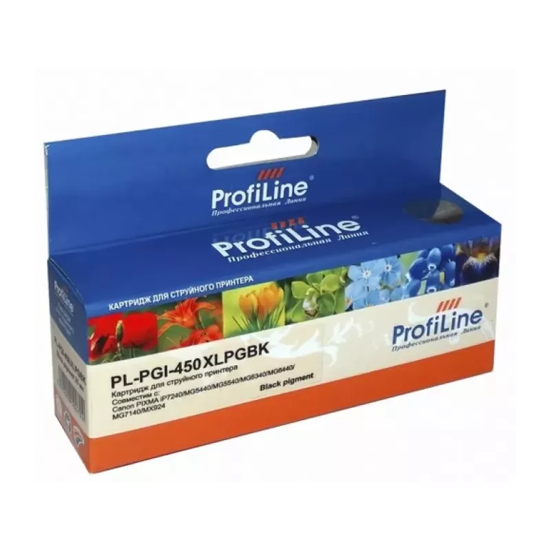 Купить картридж струйный ProfiLine PL-PGI-450PGBK-Bk в Москве, смотреть цены PL_PGI-450PGBK_BK в интернет-магазине goldbyte.ru