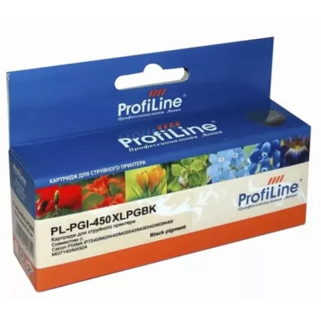 Купить картридж струйный ProfiLine PL-PGI-450PGBK-Bk в Москве, смотреть цены PL_PGI-450PGBK_BK в интернет-магазине goldbyte.ru