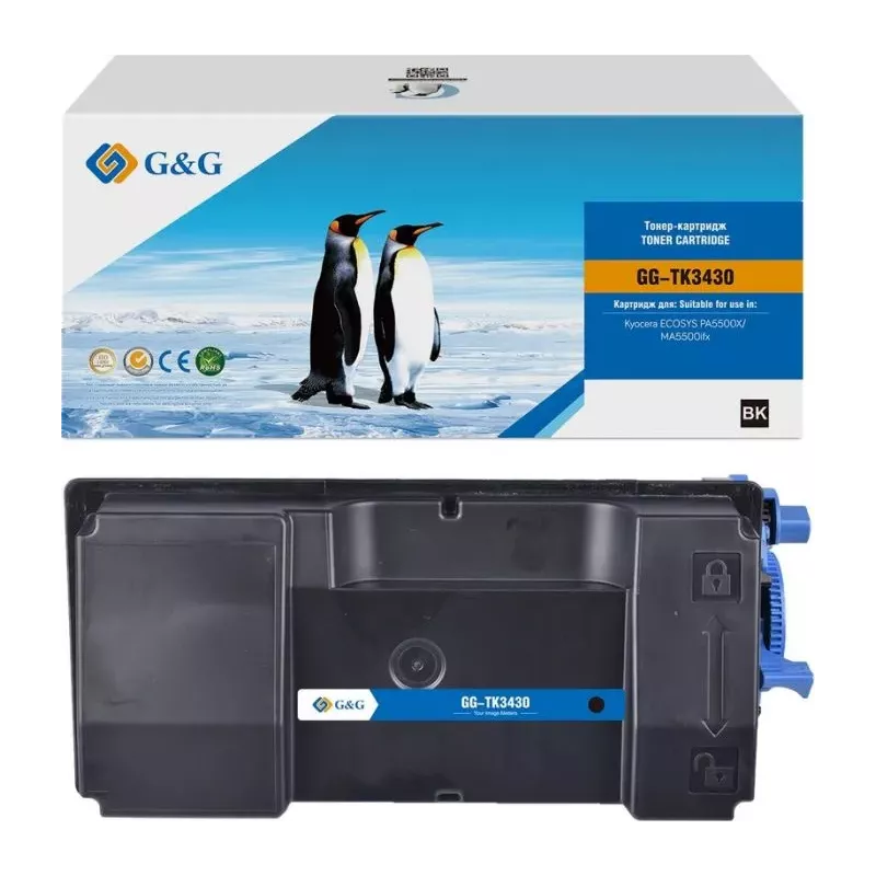 Купить картридж лазерный G&G TK-3430 в Москве, смотреть цены GG-TK3430 в интернет-магазине goldbyte.ru