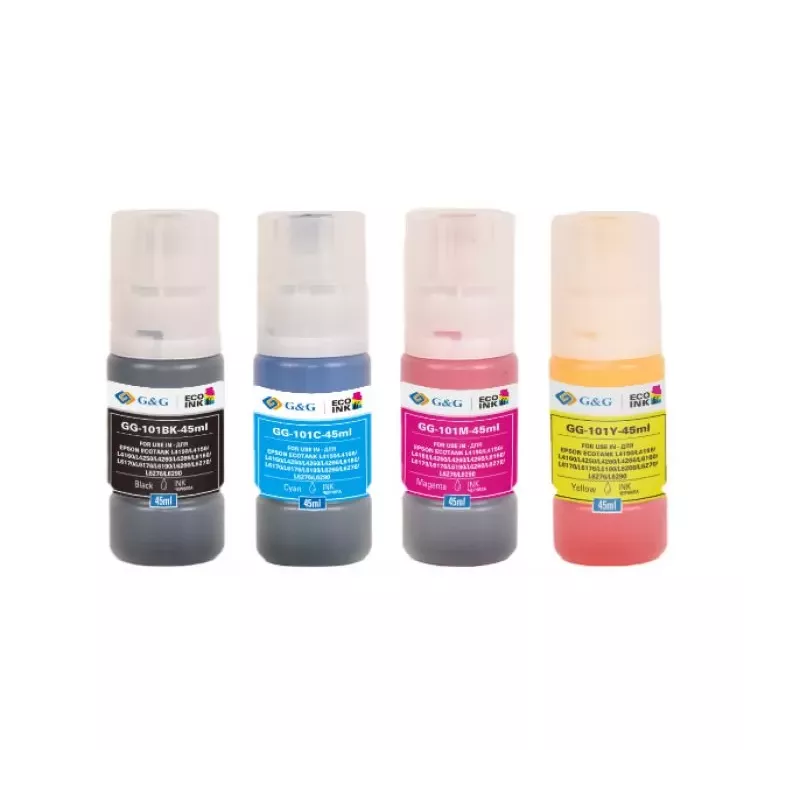 Купить чернила G&G GG-101BKCMY-45ML*4 в Москве, смотреть цены  в интернет-магазине goldbyte.ru