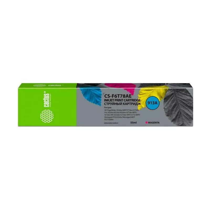 Купить картридж Cactus CS-F6T78AE в Москве, смотреть цены  в интернет-магазине goldbyte.ru