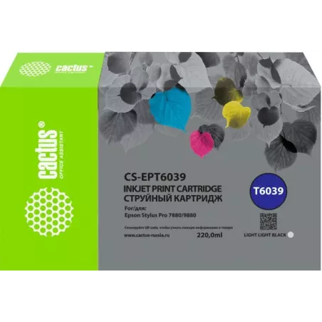 Купить картридж Cactus CS-EPT6039 в Москве, смотреть цены  в интернет-магазине goldbyte.ru