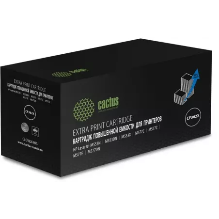 Купить картридж Cactus CS-CF362X-MPS в Москве, смотреть цены  в интернет-магазине goldbyte.ru