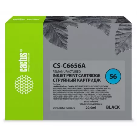 Купить картридж струйный Cactus CS-C6656A в Москве, смотреть цены  в интернет-магазине goldbyte.ru