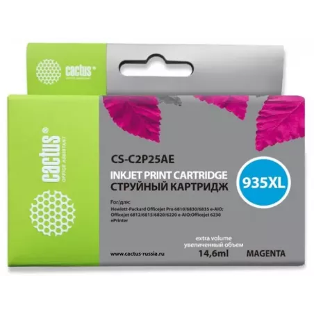 Купить картридж струйный Cactus CS-C2P25AE в Москве, смотреть цены  в интернет-магазине goldbyte.ru