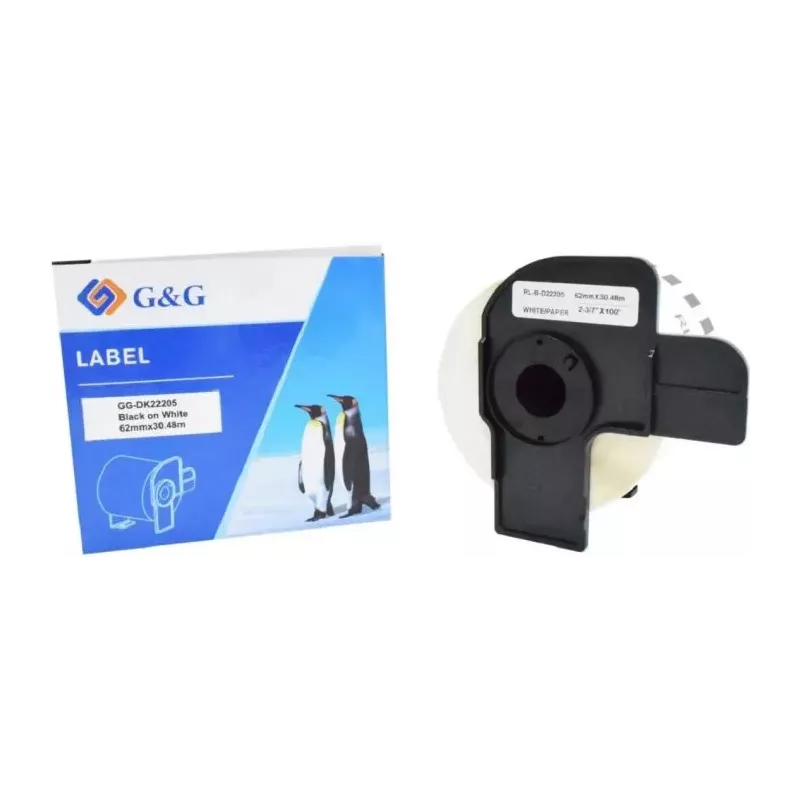 Купить картридж ленточный G&G GG-DK22205 в Москве, смотреть цены  в интернет-магазине goldbyte.ru