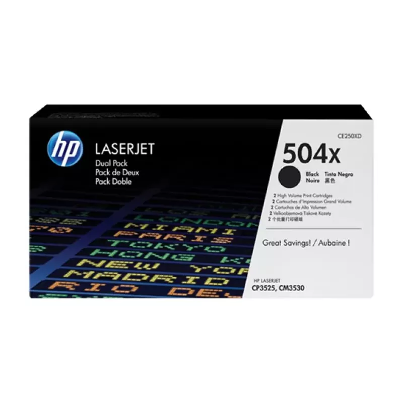 Купить картридж HP 504X в Москве, смотреть цены CE250XD в интернет-магазине goldbyte.ru